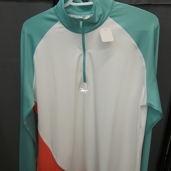 Reebok running 1/4 zip sweatshirt - Picture 8 of 13